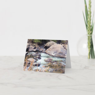 Cache de Poudre Wild River Colorado Karte