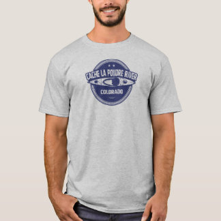 Cache la Poudre River Colorado Kayaking T-Shirt