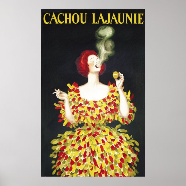 Cachou LaJaunie - Vintage Kunst Poster (Vorne)