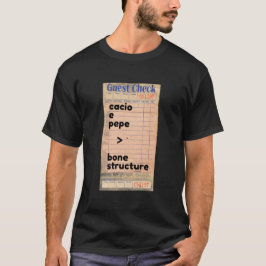 Cacio E Pepe > Knochenstruktur T - Shirt