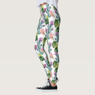 Cacti Art Pattern Leggings