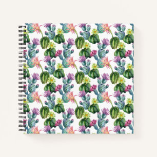 Cacti Art Pattern Notizbuch
