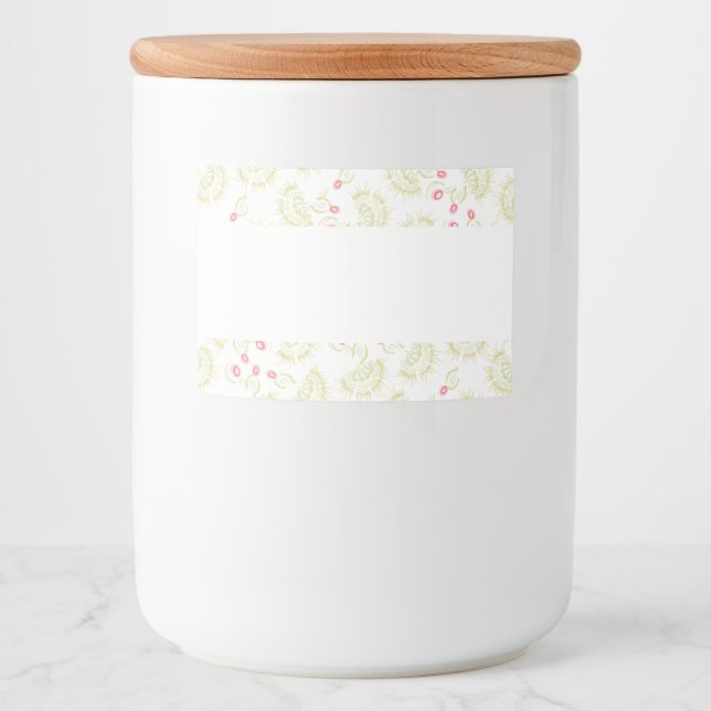 Cacti-Blume Lebensmitteletikett (Vorderseite)