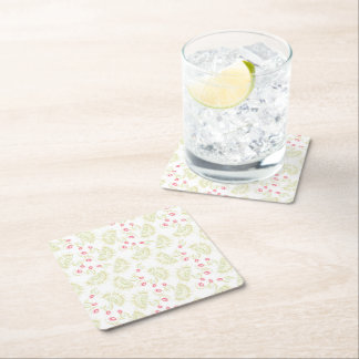 Cacti-Blume Rechteckiger Pappuntersetzer