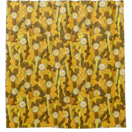 Cacti Camouflage Sukkulentes Blumenmuster Duschvorhang