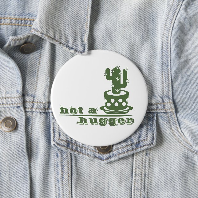 Cacti Kein lustiges Sprichwort Button (Beispiel)