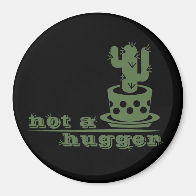 Cacti Kein lustiges Sprichwort Magnet (Vorne)