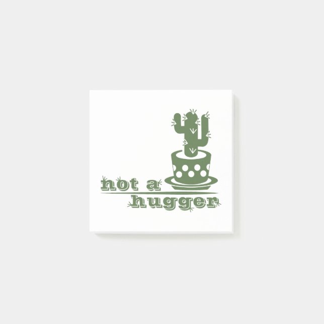 Cacti Kein lustiges Sprichwort Post-it Klebezettel (Vorderseite)