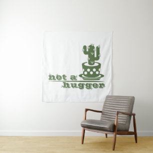 Cacti Kein lustiges Sprichwort Wandteppich