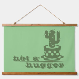 Cacti Kein lustiges Sprichwort Wandteppich Mit Holzrahmen