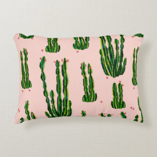 Cacti nahtlos Muster Aquarell. Kakteen in Blogs Dekokissen