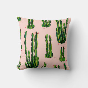 Cacti nahtlos Muster Aquarell. Kakteen in Blogs Kissen