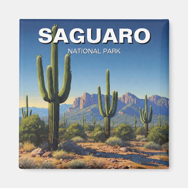 Cacti - Nationalpark Saguaro Magnet (Vorne)