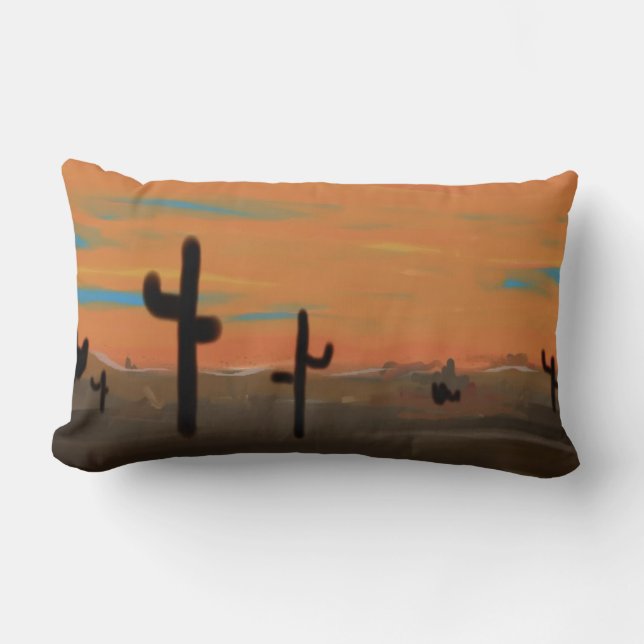 Cacti Pillow Lendenkissen (Vorderseite)