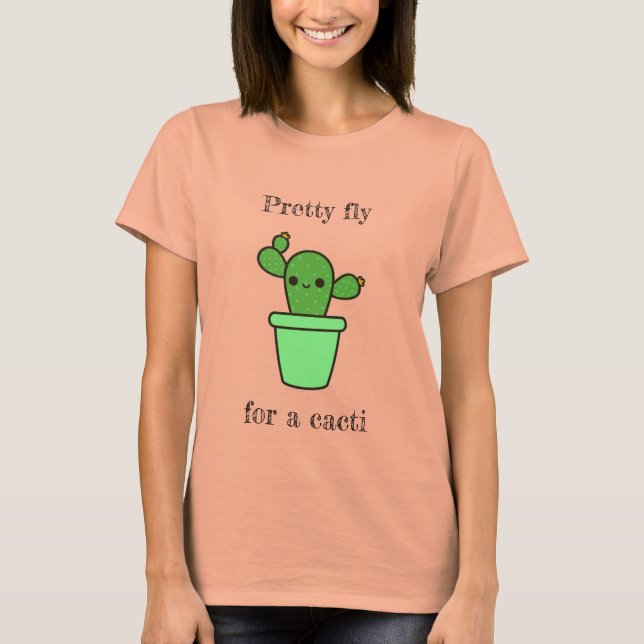 Cacti pun T-Shirt (Vorderseite)
