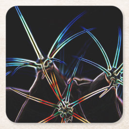 Cactus 1 Küstenercnm Rechteckiger Pappuntersetzer