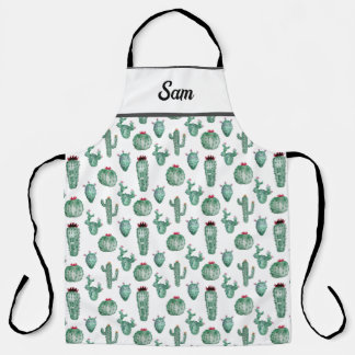 Cactus all over Print Schürze, personalisieren Sie Schürze