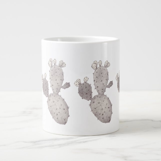 Cactus Art Jumbo-Tasse (Vorderseite)