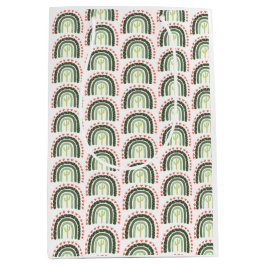 Cactus Artisan Rainbow Modern Desert Saguaro Fun Mittlere Geschenktüte