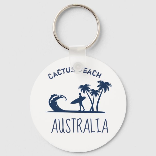 Cactus Beach Surfing Australien Schlüsselanhänger (Vorderseite)
