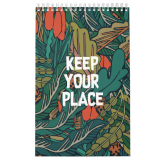 Cactus Behalt your place Kalender