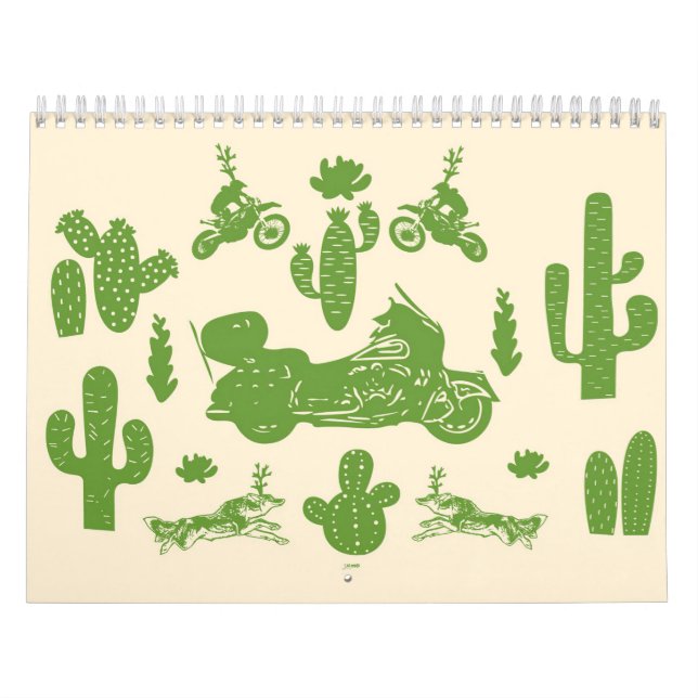 Cactus Bikes Aand Wolfs Kalender (Titelbild)