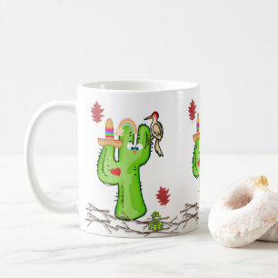 Cactus Bird Nature Tasse