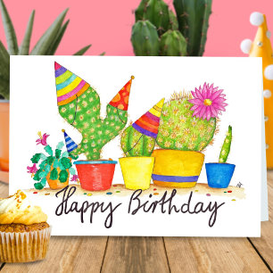 Cactus Birthday Grußkarte von Nicole Janes Karte