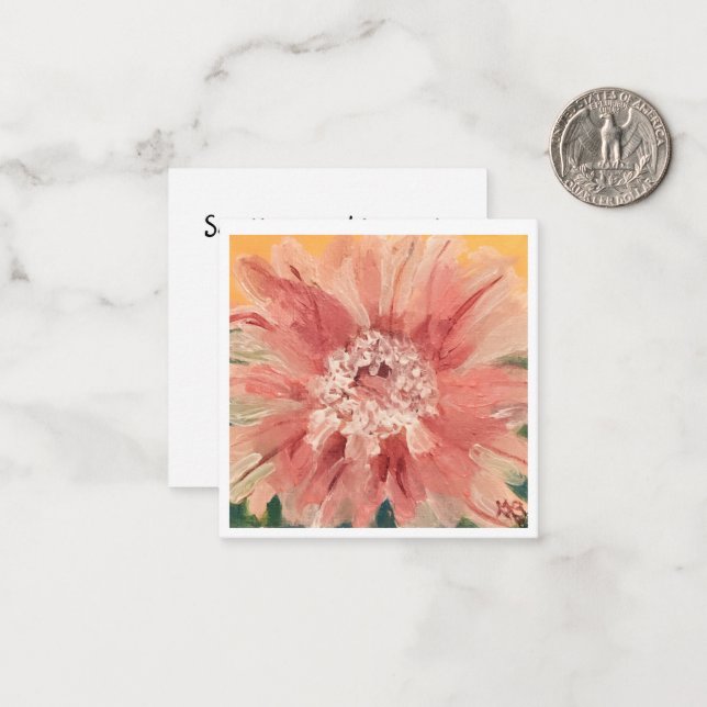 Cactus Blossom Mitteilungskarte (Vorderseite/Rückseite Beispiel)