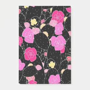 Cactus Blume Art Sketch Post-it Klebezettel