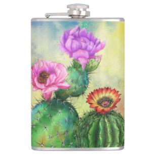 Cactus Blume Flask Flachmann