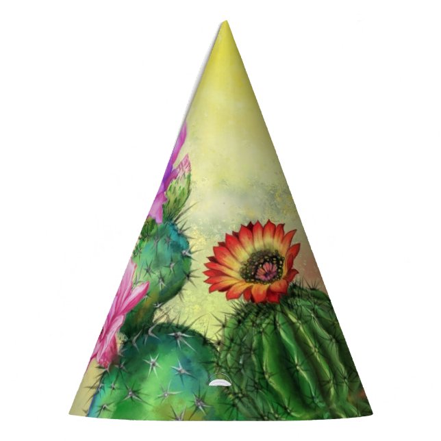 Cactus Blume Party Hat Partyhütchen (Links)