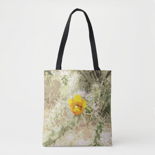 Cactus Blume Tote Bag (Vorderseite)