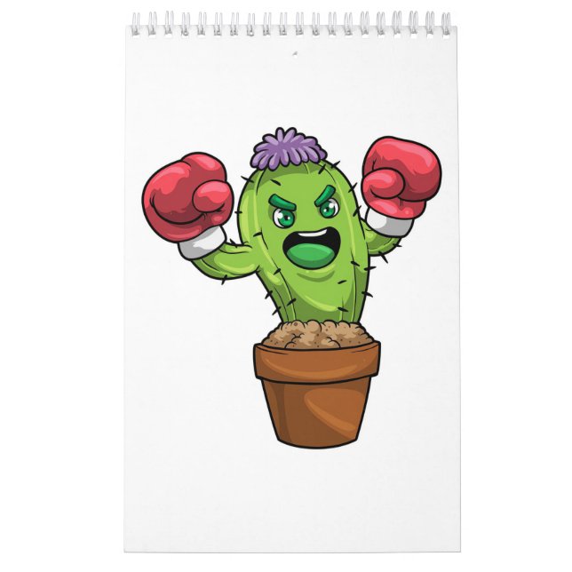 Cactus Boxer Boxing Kalender (Titelbild)
