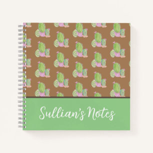 Cactus Cacti Pflanze Erinnerung Notebook Notizbuch