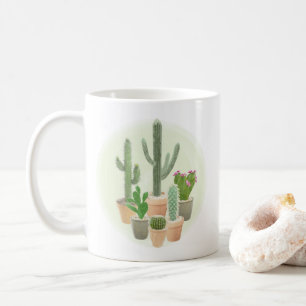 Cactus Cacti Topted Pflanze Sukkulturen Kaffeetasse