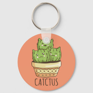 Cactus Cats Schlüsselanhänger