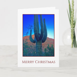 Cactus Christmas Holiday Card Feiertagskarte