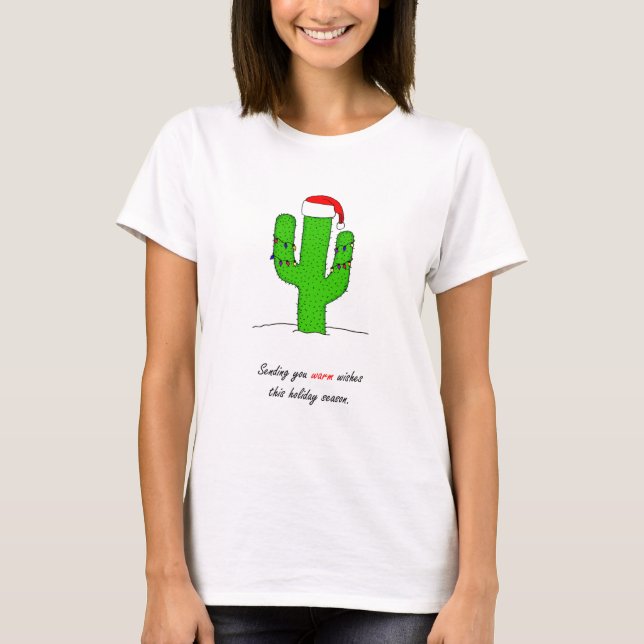 Cactus Christmas T-Shirt (Vorderseite)