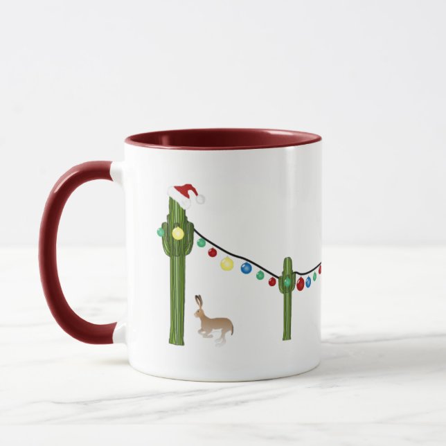 Cactus Christmas Tasse (Links)