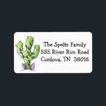 Cactus Christmas Tree Address labels Adressaufkleber<br><div class="desc">Identifizieren Sie Ihre Briefe und Pakete in dieser Weihnachtszeit mit unseren Kakteen Weihnachtsbaum-Adressetiketten.</div>