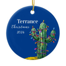 Cactus Christmas Tree Personalisiert Ornament