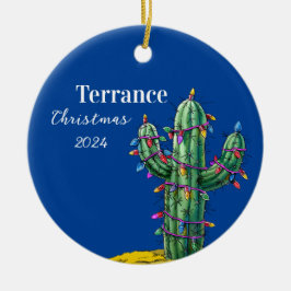 Cactus Christmas Tree Personalisiert Ornament