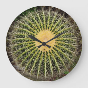 Cactus Clock Große Wanduhr