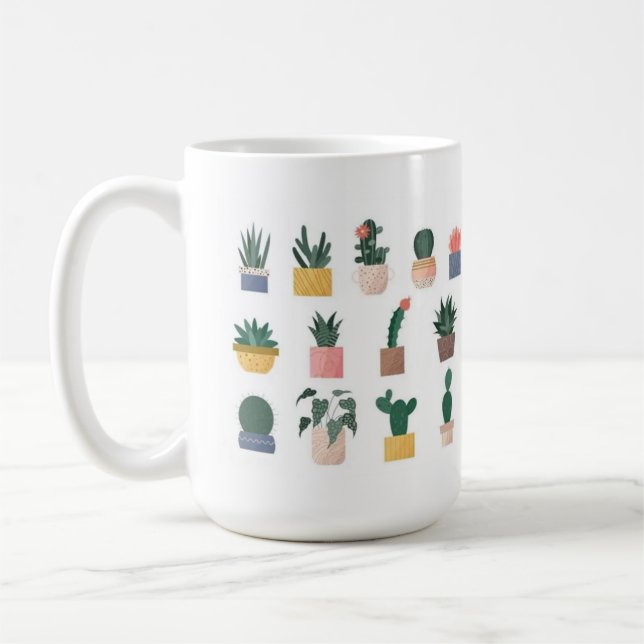 Cactus coffee Tasse 15oz (Links)
