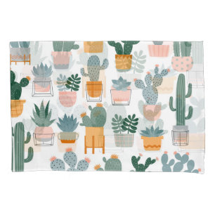 Cactus Collection in Pots Design Kissenbezug