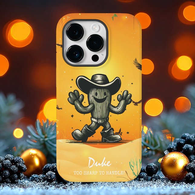 Cactus Cowboy - Western Charm & Cool Vibes Case-Mate iPhone Hülle (Von Creator hochgeladen)