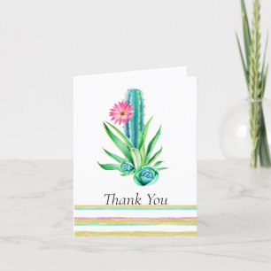 Cactus Dankes Card Dankeskarte