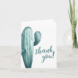Cactus Dankes Card Dankeskarte