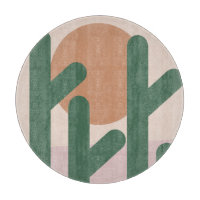 Cactus Desert Bohemisch Sunset Pattern